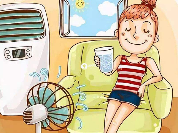 夏天吹空調或是風扇降溫也是可以的