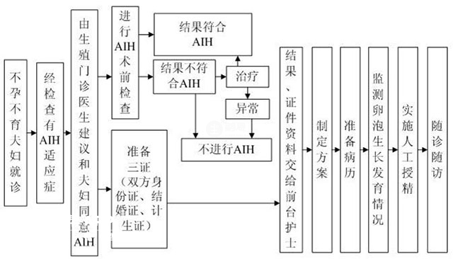 供精人工授精流程