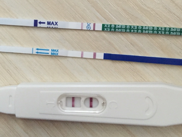驗孕棒測出懷孕