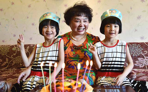 盛海琳生了雙胞胎