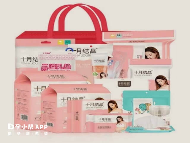 十大待產包品牌排行榜中佔第一的是十月結晶